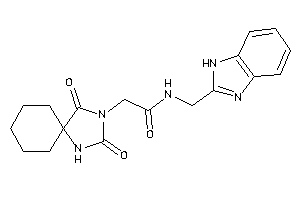 N-(1H-benzimidazol-2-ylmethyl)-2-(2,4-diketo-1,3-diazaspiro[4.5]decan-3-yl)acetamide