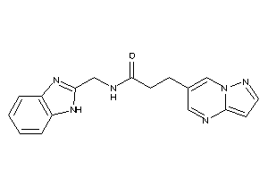 N-(1H-benzimidazol-2-ylmethyl)-3-pyrazolo[1,5-a]pyrimidin-6-yl-propionamide