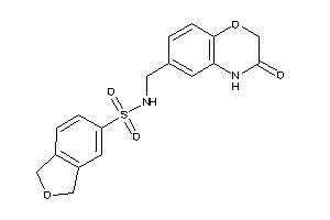 N-[(3-keto-4H-1,4-benzoxazin-6-yl)methyl]phthalan-5-sulfonamide