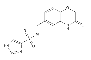 N-[(3-keto-4H-1,4-benzoxazin-6-yl)methyl]-1H-imidazole-4-sulfonamide