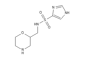 N-(morpholin-2-ylmethyl)-1H-imidazole-4-sulfonamide