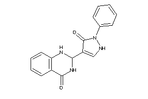 2-(5-keto-1-phenyl-3-pyrazolin-4-yl)-2,3-dihydro-1H-quinazolin-4-one