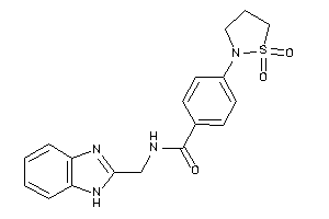 N-(1H-benzimidazol-2-ylmethyl)-4-(1,1-diketo-1,2-thiazolidin-2-yl)benzamide