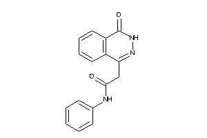 2-(4-keto-3H-phthalazin-1-yl)-N-phenyl-acetamide