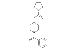 2-(4-benzoylpiperazino)-1-pyrrolidino-ethanone