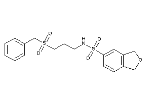 N-(3-benzylsulfonylpropyl)phthalan-5-sulfonamide