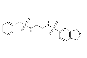 N-[2-(benzylsulfonylamino)ethyl]phthalan-5-sulfonamide