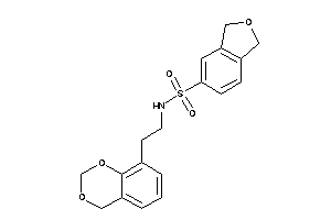 N-[2-(4H-1,3-benzodioxin-8-yl)ethyl]phthalan-5-sulfonamide