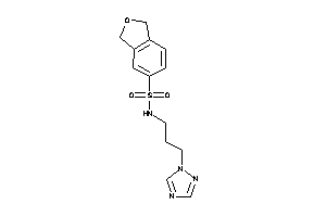 N-[3-(1,2,4-triazol-1-yl)propyl]phthalan-5-sulfonamide