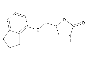 5-(indan-4-yloxymethyl)oxazolidin-2-one