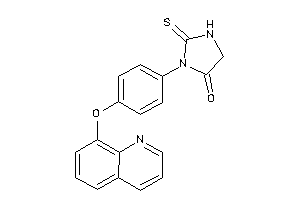 3-[4-(8-quinolyloxy)phenyl]-2-thioxo-4-imidazolidinone