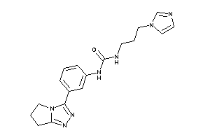 1-[3-(6,7-dihydro-5H-pyrrolo[2,1-c][1,2,4]triazol-3-yl)phenyl]-3-(3-imidazol-1-ylpropyl)urea