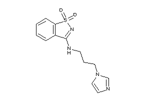 Image of (1,1-diketo-1,2-benzothiazol-3-yl)-(3-imidazol-1-ylpropyl)amine