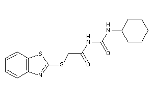 2-(1,3-benzothiazol-2-ylthio)-N-(cyclohexylcarbamoyl)acetamide