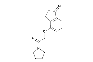 Image of 2-(1-iminoindan-4-yl)oxy-1-pyrrolidino-ethanone