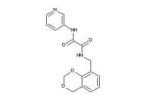 N-(4H-1,3-benzodioxin-8-ylmethyl)-N'-(3-pyridyl)oxamide