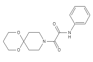 2-(7,11-dioxa-3-azaspiro[5.5]undecan-3-yl)-2-keto-N-phenyl-acetamide