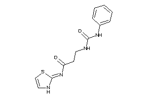 3-(phenylcarbamoylamino)-N-(4-thiazolin-2-ylidene)propionamide