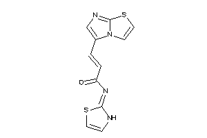 3-imidazo[2,1-b]thiazol-5-yl-N-(4-thiazolin-2-ylidene)acrylamide