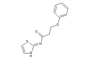 3-phenoxy-N-(4-thiazolin-2-ylidene)propionamide