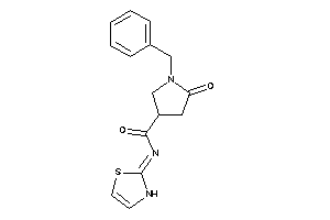 1-benzyl-5-keto-N-(4-thiazolin-2-ylidene)pyrrolidine-3-carboxamide