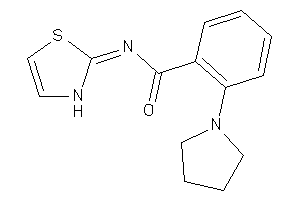 2-pyrrolidino-N-(4-thiazolin-2-ylidene)benzamide