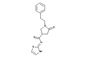 5-keto-1-phenethyl-N-(4-thiazolin-2-ylidene)pyrrolidine-3-carboxamide