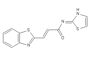 3-(1,3-benzothiazol-2-yl)-N-(4-thiazolin-2-ylidene)acrylamide