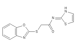 2-(1,3-benzoxazol-2-ylthio)-N-(4-thiazolin-2-ylidene)acetamide