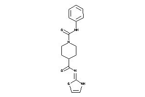 N-phenyl-N'-(4-thiazolin-2-ylidene)piperidine-1,4-dicarboxamide