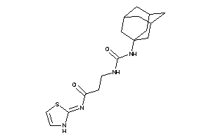 3-(1-adamantylcarbamoylamino)-N-(4-thiazolin-2-ylidene)propionamide