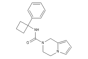 N-(1-phenylcyclobutyl)-3,4-dihydro-1H-pyrrolo[1,2-a]pyrazine-2-carboxamide