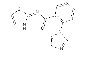 2-(tetrazol-1-yl)-N-(4-thiazolin-2-ylidene)benzamide