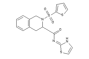 N-(4-thiazolin-2-ylidene)-2-(2-thienylsulfonyl)-3,4-dihydro-1H-isoquinoline-3-carboxamide