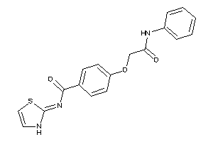 4-(2-anilino-2-keto-ethoxy)-N-(4-thiazolin-2-ylidene)benzamide