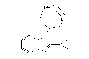 2-cyclopropyl-1-quinuclidin-3-yl-benzimidazole