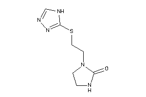 1-[2-(4H-1,2,4-triazol-3-ylthio)ethyl]-2-imidazolidinone