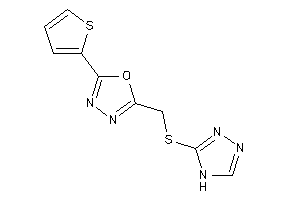 2-(2-thienyl)-5-[(4H-1,2,4-triazol-3-ylthio)methyl]-1,3,4-oxadiazole