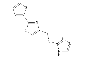 2-(2-thienyl)-4-[(4H-1,2,4-triazol-3-ylthio)methyl]oxazole