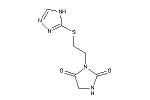 3-[2-(4H-1,2,4-triazol-3-ylthio)ethyl]hydantoin