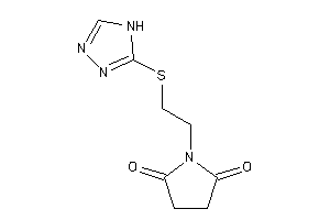 1-[2-(4H-1,2,4-triazol-3-ylthio)ethyl]pyrrolidine-2,5-quinone