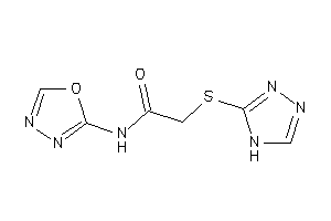 N-(1,3,4-oxadiazol-2-yl)-2-(4H-1,2,4-triazol-3-ylthio)acetamide