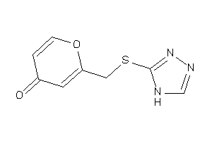 2-[(4H-1,2,4-triazol-3-ylthio)methyl]pyran-4-one
