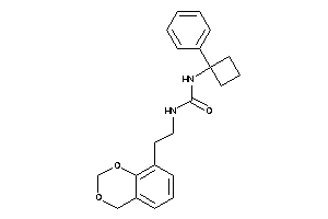 1-[2-(4H-1,3-benzodioxin-8-yl)ethyl]-3-(1-phenylcyclobutyl)urea