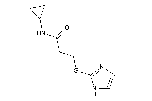 N-cyclopropyl-3-(4H-1,2,4-triazol-3-ylthio)propionamide