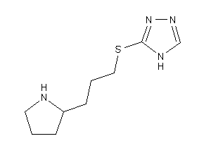 3-(3-pyrrolidin-2-ylpropylthio)-4H-1,2,4-triazole