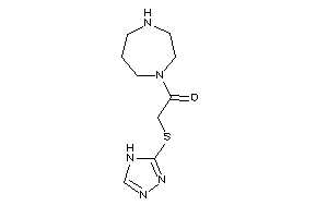 1-(1,4-diazepan-1-yl)-2-(4H-1,2,4-triazol-3-ylthio)ethanone