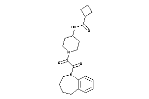 N-[1-[2-keto-2-(2,3,4,5-tetrahydro-1-benzazepin-1-yl)acetyl]-4-piperidyl]cyclobutanecarboxamide