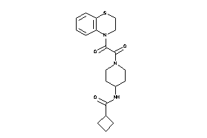 N-[1-[2-(2,3-dihydro-1,4-benzothiazin-4-yl)-2-keto-acetyl]-4-piperidyl]cyclobutanecarboxamide