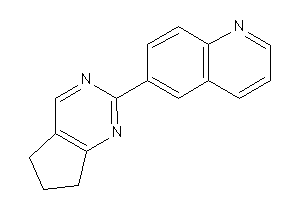 Image of 6-(6,7-dihydro-5H-cyclopenta[d]pyrimidin-2-yl)quinoline